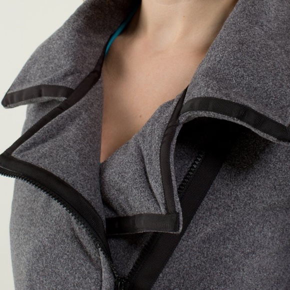 Lululemon Ambient Grey Moto Jacket - Picture 2 of 11